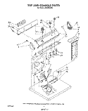 SECTION Diagram and Parts List for LE5800XSW3  Whirlpool Dryer