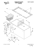 SECTION Diagram and Parts List for EH220FXDN00  Whirlpool Freezer