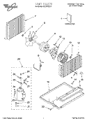 SECTION Diagram and Parts List for ACU072XJ1  Whirlpool Air Conditioner