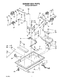 BURNER BOX Diagram and Parts List for KGCG260SAL1  KitchenAid Cooktop