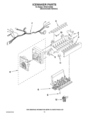 ICEMAKER PARTS Diagram and Parts List for KFIS27CXMS6  KitchenAid Refrigerator