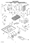UNIT PARTS Diagram and Parts List for GC5NHAXSQ02  Whirlpool Refrigerator