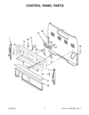 Part Location Diagram of W11193834 Whirlpool Range Surface Element Knob