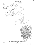 OVEN (CONTINUED) , LITERATURE AND OPTIONAL Diagram and Parts List for RE960PXKW0  Whirlpool Range