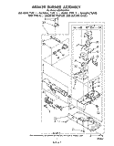 688639 BURNER Diagram and Parts List for LG5781XMW1  Whirlpool Dryer