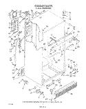 CABINET Diagram and Parts List for ET20DKXVW00  Whirlpool Refrigerator
