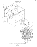 OVEN (CONTINUED) , LITERATURE AND OPTIONAL Diagram and Parts List for RJE363PP1  Whirlpool Range