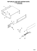 Part Location Diagram of 2220945 Whirlpool PANEL-DECO