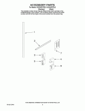 ACCESSORY PARTS Diagram and Parts List for KUDH03DTBL3  KitchenAid Dishwasher