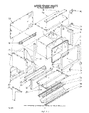 UPPER OVEN Diagram and Parts List for RE953PXKT0  Whirlpool Range