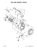 Part Location Diagram of W10870752 Whirlpool STATOR
