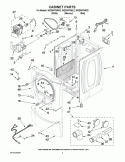 Part Location Diagram of W10244142 Whirlpool PANEL