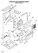 Part Location Diagram of 1185532 Whirlpool PANEL-CNTL
