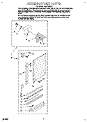 ACCESSORY KIT Diagram and Parts List for ACH122XA0  Whirlpool Air Conditioner