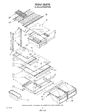 SHELF Diagram and Parts List for ET20GKXTF01  Whirlpool Refrigerator
