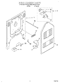REAR CHASSIS, LIT/OPTIONAL Diagram and Parts List for KESC307BAL8  KitchenAid Range