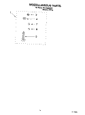 MISCELLANEOUS, OPTIONAL Diagram and Parts List for 3RLSQ8000JQ1  Whirlpool Washer