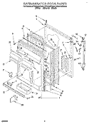 REFRIGERATOR DOOR Diagram and Parts List for ET22DMXDW00  Whirlpool Refrigerator