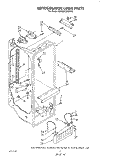 REFRIGERATOR LINER Diagram and Parts List for KSRS25QWAL13  KitchenAid Refrigerator