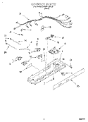 CONTROL Diagram and Parts List for KSUB27QDBL00  KitchenAid Refrigerator