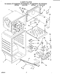 LINER Diagram and Parts List for ET17JKYBN00  Whirlpool Refrigerator