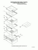 Part Location Diagram of W10393381 Whirlpool SHELF-GLAS