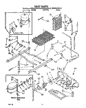 UNIT Diagram and Parts List for KSRB25QXAL10  KitchenAid Refrigerator
