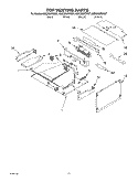 TOP VENTING PARTS, OPTIONAL PARTS Diagram and Parts List for GMC305PDS07  Whirlpool Microwave Oven Combo