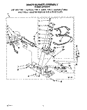 SECTION Diagram and Parts List for LGR3424AW0  Whirlpool Dryer