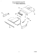 TOP VENTING, OPTIONAL Diagram and Parts List for RBD276PDQ1  Whirlpool Wall Oven