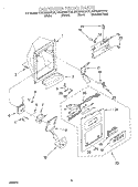 DISPENSER FRONT Diagram and Parts List for KSRS25IHBT02  KitchenAid Refrigerator