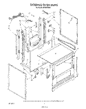Part Location Diagram of 4157746 Whirlpool Support, Rear (2)