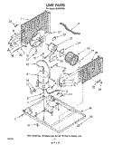 UNIT Diagram and Parts List for AC2904XS0  Whirlpool Air Conditioner