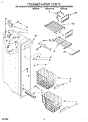 FREEZER LINER Diagram and Parts List for ED25DQXBN00  Whirlpool Refrigerator
