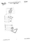 MOTOR AND DRIVE, LITERATURE Diagram and Parts List for TU900QPDB0  Whirlpool Trash Compactor