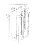 CABINET TRIMS AND BREAKER TRIM Diagram and Parts List for ARG4901  Whirlpool Refrigerator