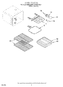 OVEN, LIT/OPTIONAL Diagram and Parts List for KERI500EWH1  KitchenAid Range
