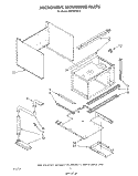 MICROWAVE MOUNTING Diagram and Parts List for RM778PXT5  Whirlpool Microwave Oven Combo