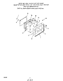 OVEN DOOR Diagram and Parts List for 2364W0A  Roper Range