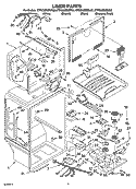 LINER PARTS Diagram and Parts List for KTRC22EMWH02  KitchenAid Refrigerator