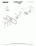 CONTROL PARTS Diagram and Parts List for IBMS1450WM0  Whirlpool Microwave