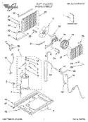 Part Location Diagram of 8031218 Whirlpool EVAPORATOR