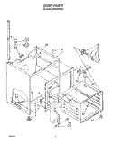 OVEN Diagram and Parts List for KEES705SAB1  KitchenAid Microwave Oven Combo