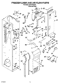 Part Location Diagram of 2306037 Whirlpool DEFLECTOR