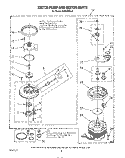 3367725 PUMP AND MOTOR Diagram and Parts List for DU9500XS0  Whirlpool Dishwasher