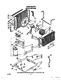 UNIT, LIT/OPTIONAL Diagram and Parts List for BHAC1250XS0  Whirlpool Air Conditioner