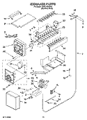 ICEMAKER PARTS Diagram and Parts List for KSSC48QVS00  KitchenAid Refrigerator