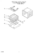 INTERNAL OVEN Diagram and Parts List for KEBI276DWH1  KitchenAid Wall Oven