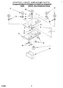CONTROL PANEL AND KNOB Diagram and Parts List for KGCG260SAL3  KitchenAid Cooktop