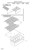 SHELF Diagram and Parts List for RT14ZKYFW01  Roper Refrigerator